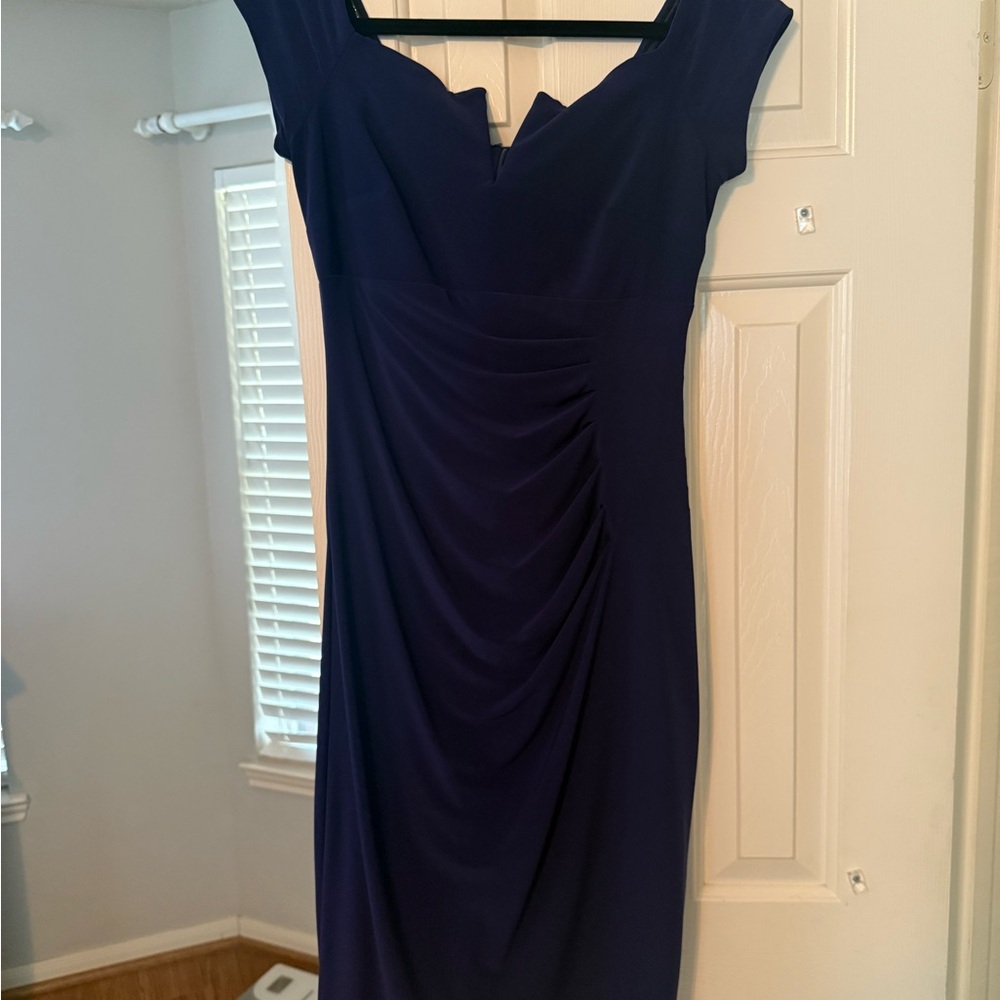 Xscape Women's Dress in Deep Purple